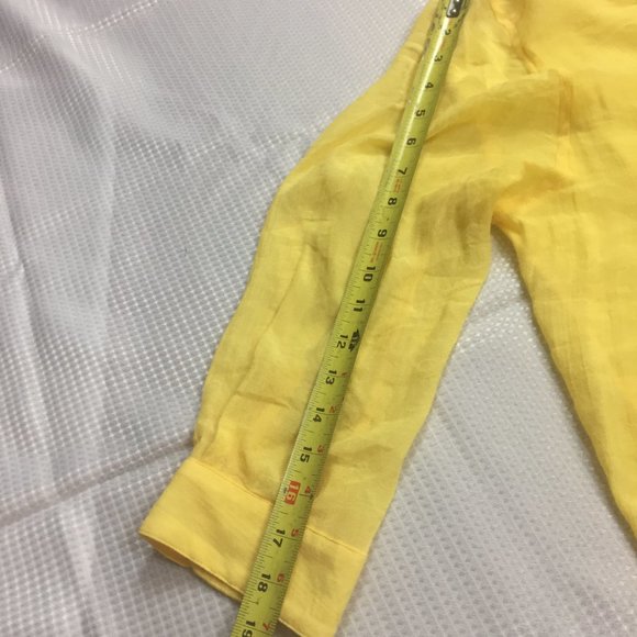 Fever yellow Blouse Size M - Picture 11 of 11